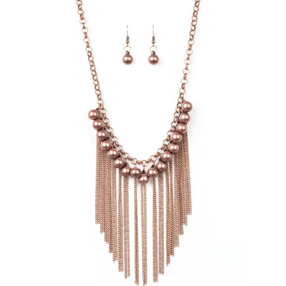 Powerhouse Prowl Copper Necklace (288) - Picture 2 of 3